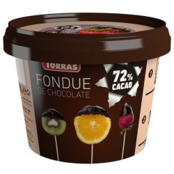 Fondue de Chocolate 70% Cacao Sin Gluten 220g Torras