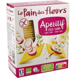Tostadas de Coco Curry Aperitif Bio Vegan 150g Le Pain...