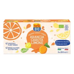 Zumo de Naranja Zanahoria y Limon con agave Bio 3x200ml...