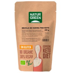 Mezcla Pan Keto Bio Sin Gluten 400g Natur Green
