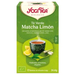 Te Verde Matcha Limón Infusión Sin Gluten Bio Vegan 17inf...