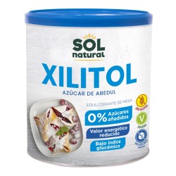 Xilitol en Polvo Sin Gluten Vegan 500g Solnatural