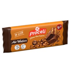 Wafers de Chocolate Sin Gluten 100g Proceli