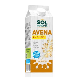 Bebida de avena calcio sin gluten bio 1 L Sol Natural