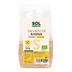 Salvado de avena sin gluten bio 300g Sol Natural