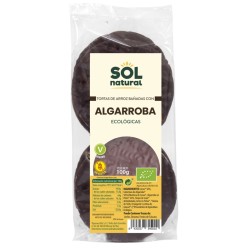 Tortitas de arroz algarroba s/g bio 100g Sol Natural