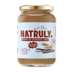 Crema de cacahuete vainilla y canela 500g Natruly