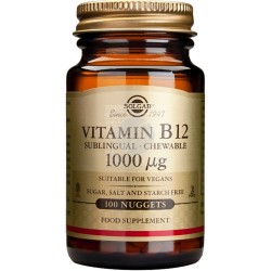Vitamina-B12 Sublingual 1000Mg SinGluten Vegan 100comp...