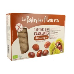 Crackers con Castaña Sin Gluten Bio Vegan 300g Le Pain...