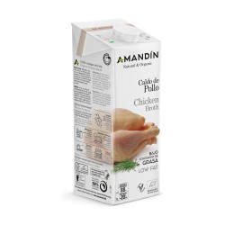 Caldo de Pollo Sin Gluten Eco 1L Amandin