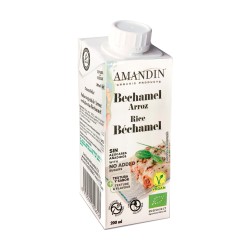 Bechamel de Arroz Sin Gluten Eco Vegan 200ml Amandin