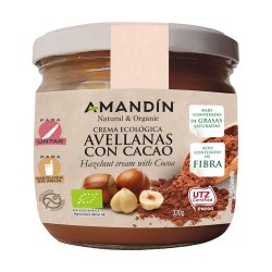 Crema de Avellanas con Cacao Sin Gluten Eco Vegan 330g...