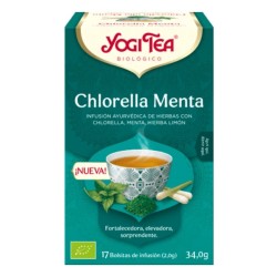 Infusion Chlorella Menta Bio Sin Gluten 17inf Yogi Tea