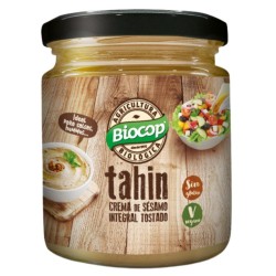 Tahin Crema de Sesamo Integral Tostado Sin Sal Sin Gluten...