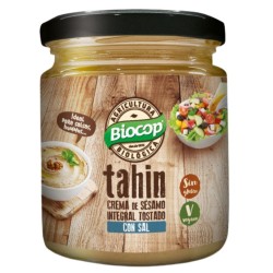 Tahin Crema de Sesamo Integral Tostado con Sal Sin Gluten...