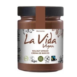 Crema Chocolate Nueces Bio Sin Gluten 270gr La Vida Vegan